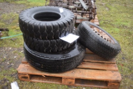  4 pcs. tires - see pictures for specifications