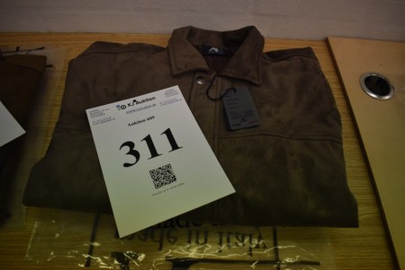 Brown AC suede jacket size XL.