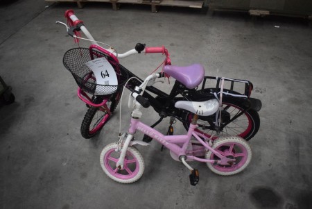 2 pcs. children's bikes