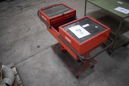 Tool trolley with content
