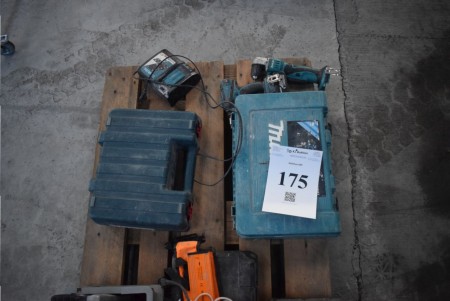4 pcs. Makita power tools. Condition: unknown