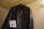 Black leather coat AC size XXL.