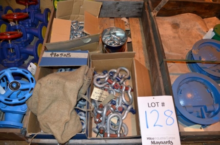 (1) Pallet of shackles approx. 40 pcs.
