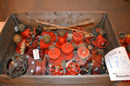 (1) Pallet of various fire equipment brass valves