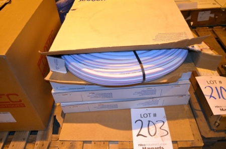 (1) Pallet containing 4 boxes of polyeethylene pipes