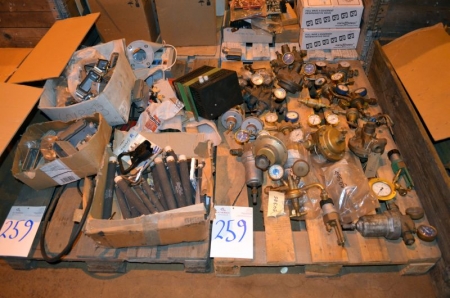 (2) Pallets Containing various gauges, fittings and transformers
