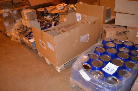 (4) Pallets Containing steel lids and tin cans