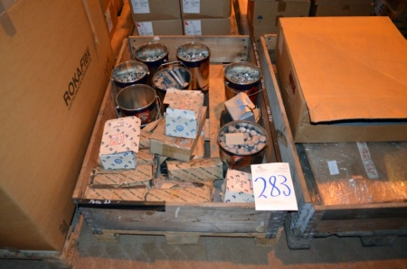 (1) Pallet Containing various nuts and bolts