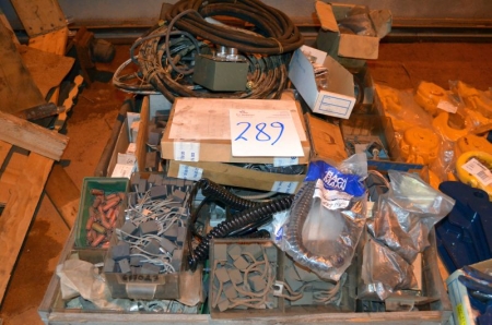 (1) Pallet Containing electrical equipment including carbon brushes ad contacts