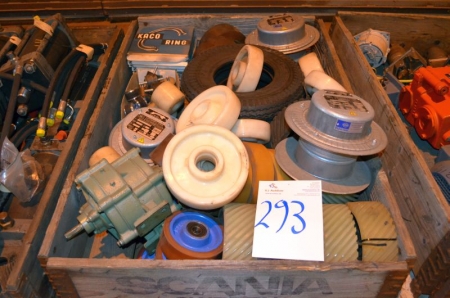 (1) Pallet Containing various drive wheels and tyres
