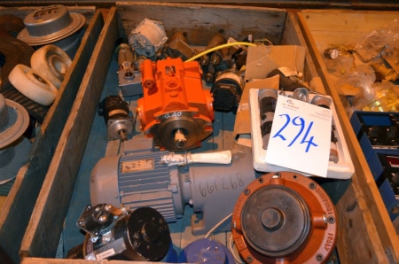 (1) Pallet Containing geared and servo electric motors