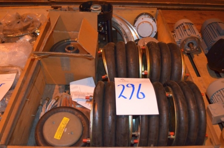 (1) Pallet Containing air bellows and various equipment