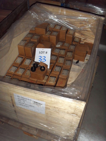 (9) Pallets of assorted metric bolts, nuts, and althread as lotted.