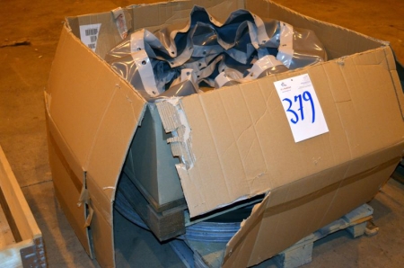 (1) Pallet Containing Steel flanges and plastic bellows