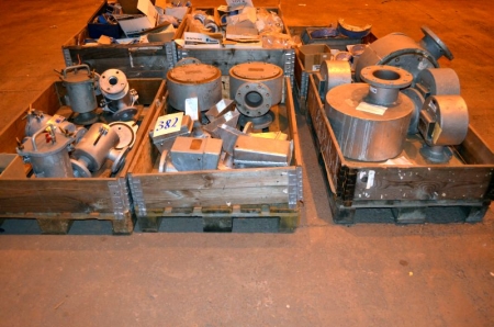 (3) Pallets Containing Heco flanged filters and Winel tank vent check valves
