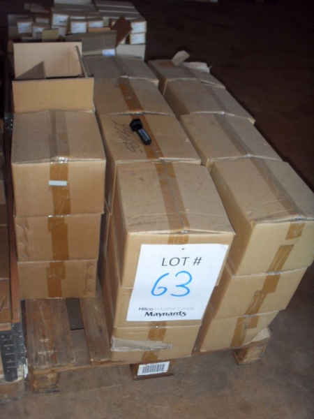 (9) Pallets of assorted metric bolts, set bolts, washers and studs as lotted.