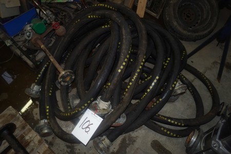 Lot acidification hoses about 5 meters in length. 60 mm