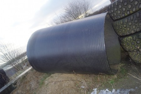 Pipe PVC 2540 mm diameter 1650 mm