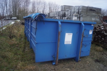container 600x160x250 cm for wire hoisting with pressing.