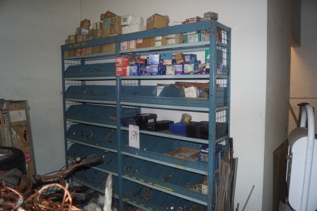 Steel shelf with contents 2000x2000x330 mm