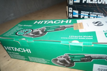 Hitachi vinkelsliber. G23 ST. 230 volt. Ubrugt.