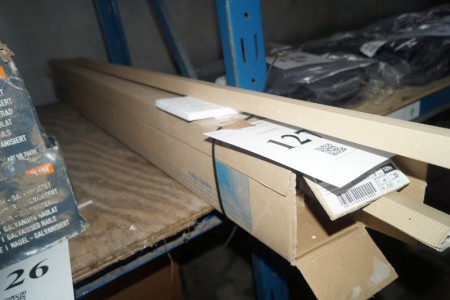 Box with fluorescent tubes. 12 pcs. 58 W. Length: 150 cm.