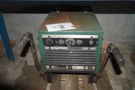 Migatronic LDE 400 welder. Without cables.