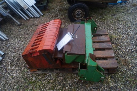 Front weight for tractor