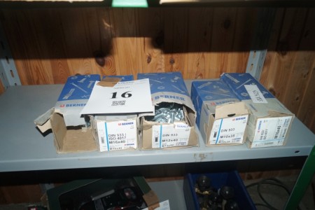 5 boxes of bolts