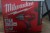 Milwaukee battery screwdriver with 2 batteries and chargers - unused + wheel buckle