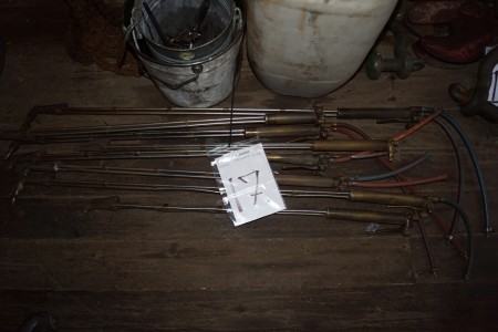 Various cutting torches