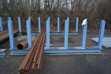2 pcs holders for pipes, with contents 350x130 cm