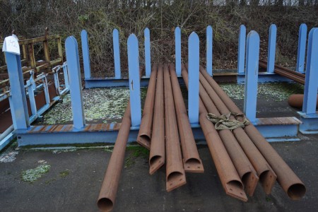 3 pcs holders for pipes, with contents 350x130 cm