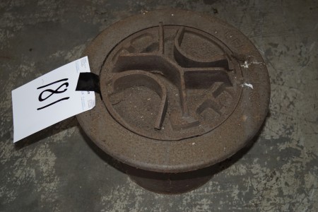 Jernplader støbejerns dæksel diameter 315 mm