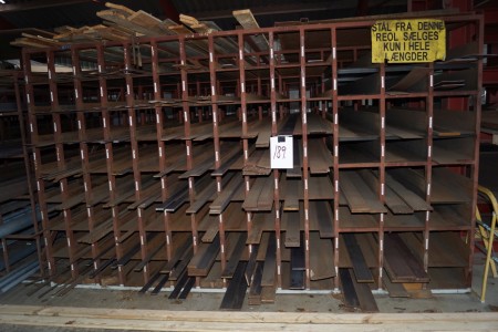 Shelf with flat steel 6300 kg
