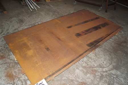 Iron plate 250x125 cm