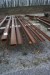 Various iron beams in UNP 1: approx. 12 m in different thicknesses 2600 kg