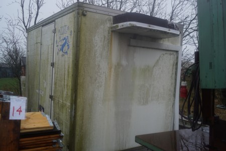 Kühlbox mit Heckklappe 335x220x250 cm