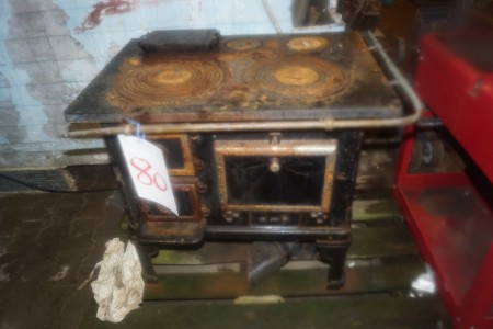 Old stove for firewood 88x60x70 cm