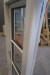 Wooden window, white / white, H132xB95 cm, frame width 11.5 cm. With rescue opening. Anchor missing see photo