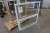 Fenster, Holz / Aluminium, weiß / weiß, H120,5xB113 cm, Rahmenbreite 12 cm. Mit Nut für Unterteil
