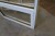 Window, wood / aluminum, white / white, H120,5xB113 cm, frame width 12 cm. With groove for bottom piece