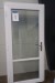 Facade door left out, plastic, white / white, H212xB102.7 cm. Frame width 7 cm