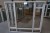 Holzfenster mit Mahagoni-Formteilen, weiß / weiß, H178,5xB188,5 cm, Rahmenbreite 11,5 cm