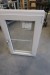 Kunststofffenster, weiß / weiß, H105xB65,5 cm, Rahmenbreite 12 cm. Tilt / Umdrehung