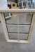 Window, wood / aluminum, gray metal / white, H120x90 cm, frame width 13 cm