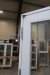 Patio door, left out, wood, white / white, H212xB138,5 cm. Frame width 11.5 cm. Has been mounted and it lacks ventilation in the top view photo