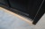 Facade door section, wood, black / black, H212xB145.5 cm, frame width 11.5 cm. Has been mounted