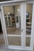 Double patio door, right out, wood, white / white, H212xB135 cm, frame width 11.5 cm