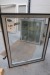 Plastic window, anthracite / white, H150xB119 cm, frame width 11.5 cm